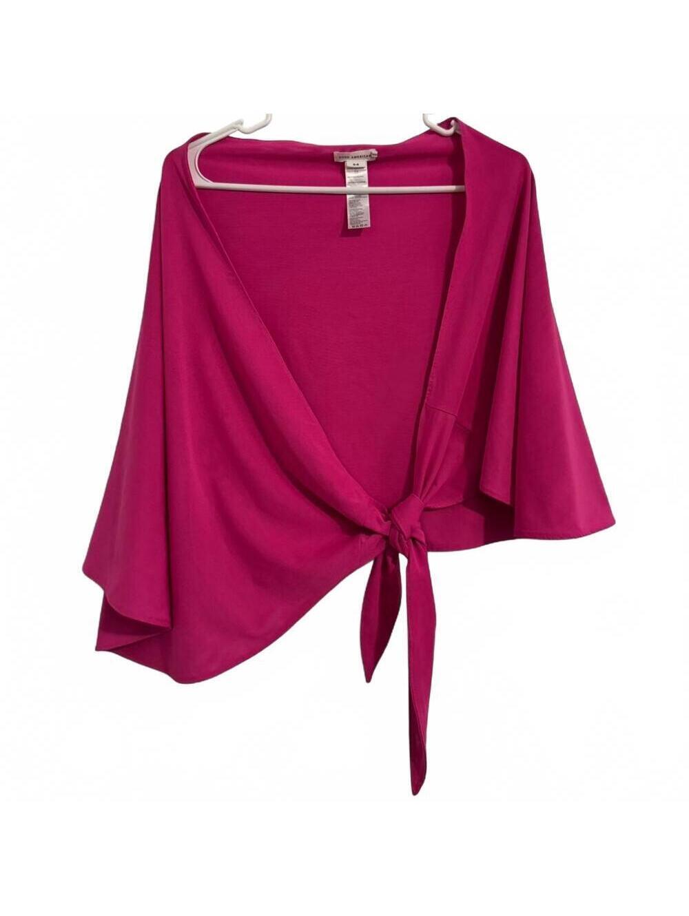Good American Pink Multi-wear Bathing Suit Sarong Wrap Tie Cover Up Size 5-8